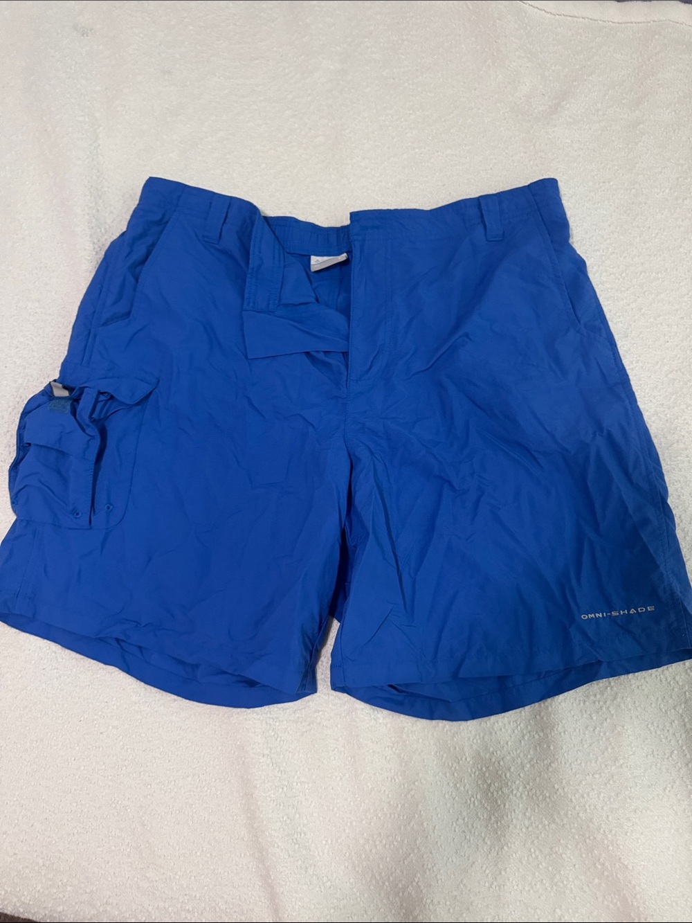 Columbia PFG Men's Royal Blue Cargo Shorts